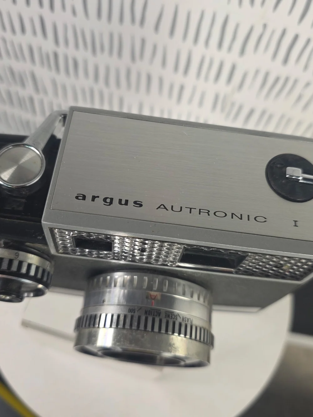 Argus Autronic 35mm Film Camera, f/3.5 Cintar Compur Lens, Original Leather Case